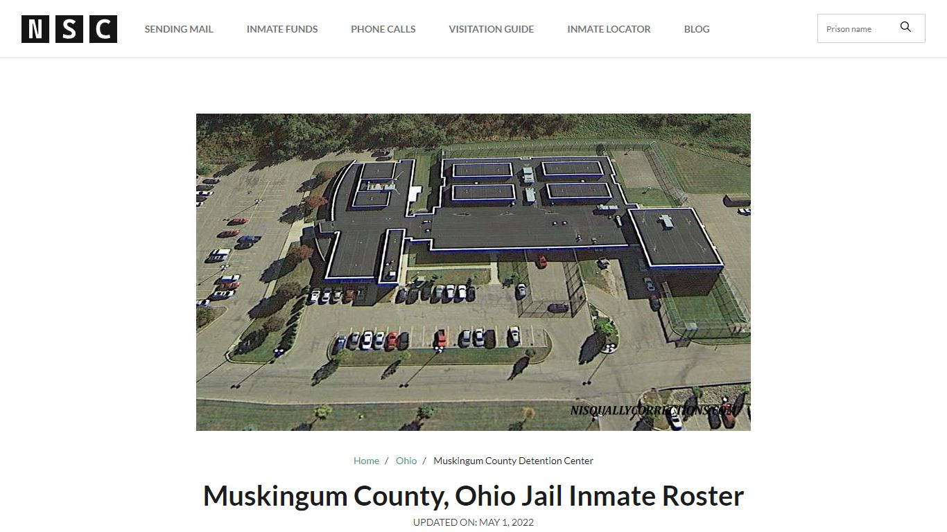 Muskingum County, Ohio Jail Inmate List